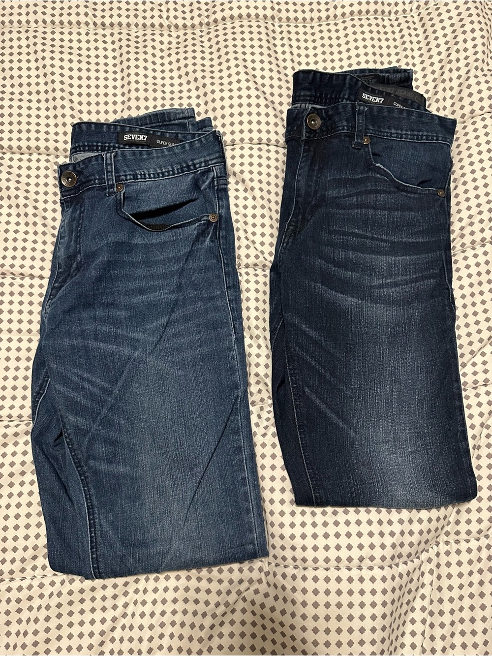Two Seven7 32x34 Super Slim Jeans